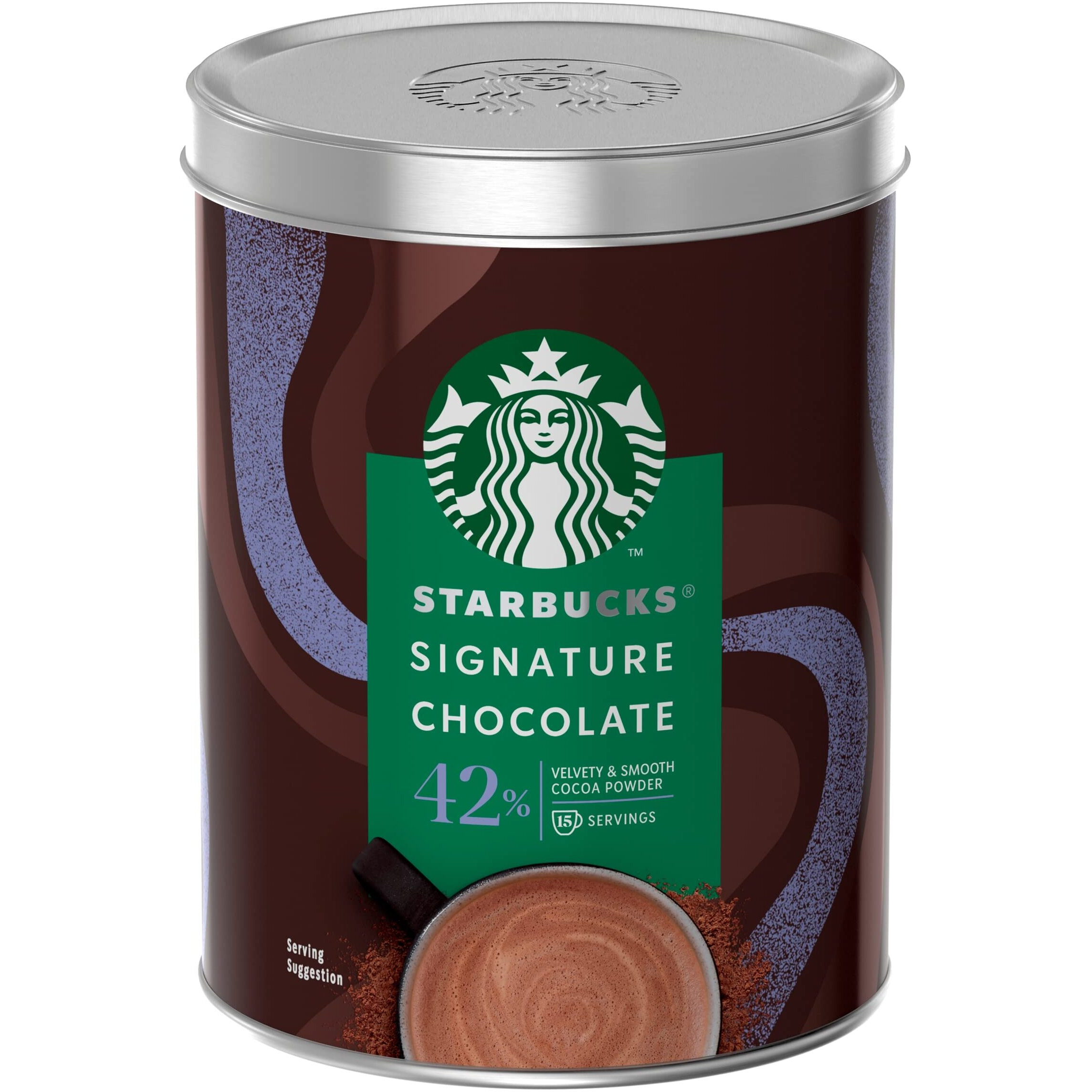 Starbucks Signature Chocolate 42% Velvety &Smooth Cocoa Powder TIN 330G