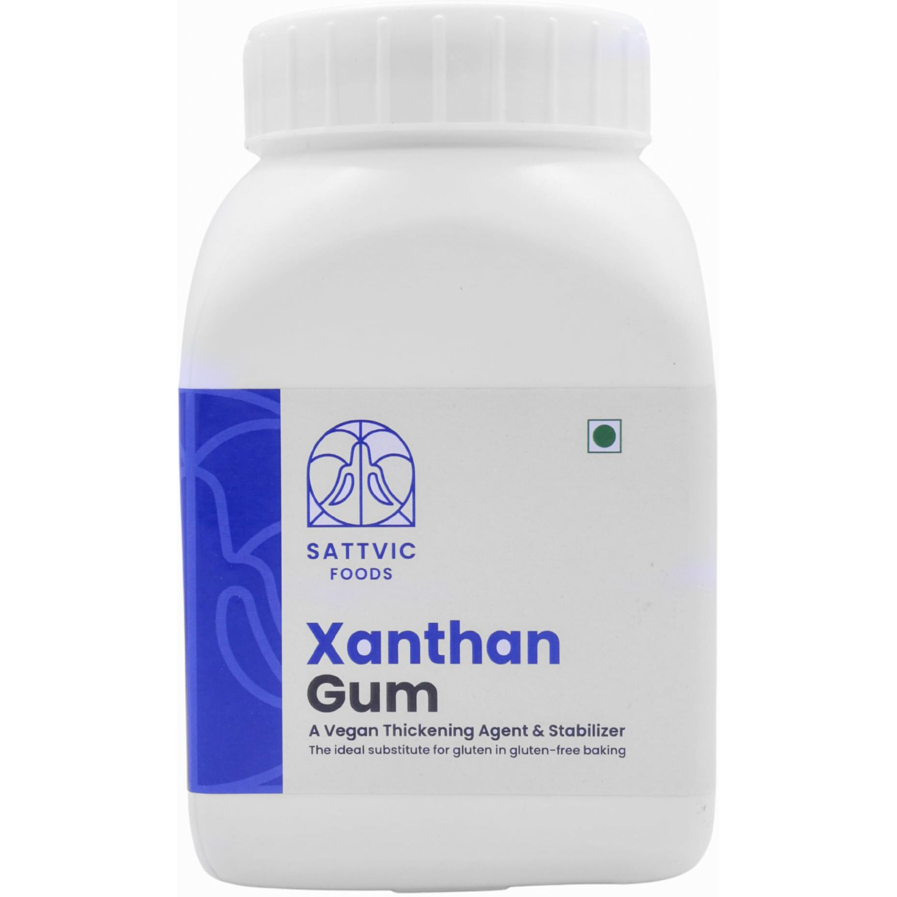 Sattvic Foods Xanthan Gum (350 g) Gluten-Free Stabilizer, Emulsifier & Vegan Thickener | NON-GMO | Keto-Friendly | Essential in Gluten-Free Baking, Use in Gravies, Sauces, Salad Dressings
