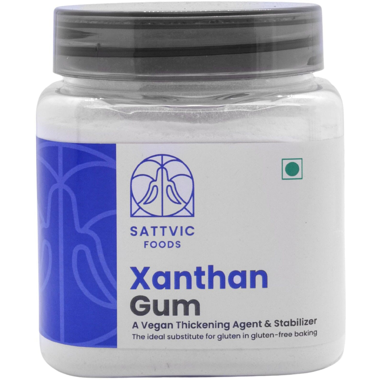 Sattvic Foods Xanthan Gum (200 g) Gluten-Free Stabilizer, Emulsifier & Vegan Thickener | NON-GMO | Keto-Friendly | Essential in Gluten-Free Baking, Use in Gravies, Sauces, Salad Dressings