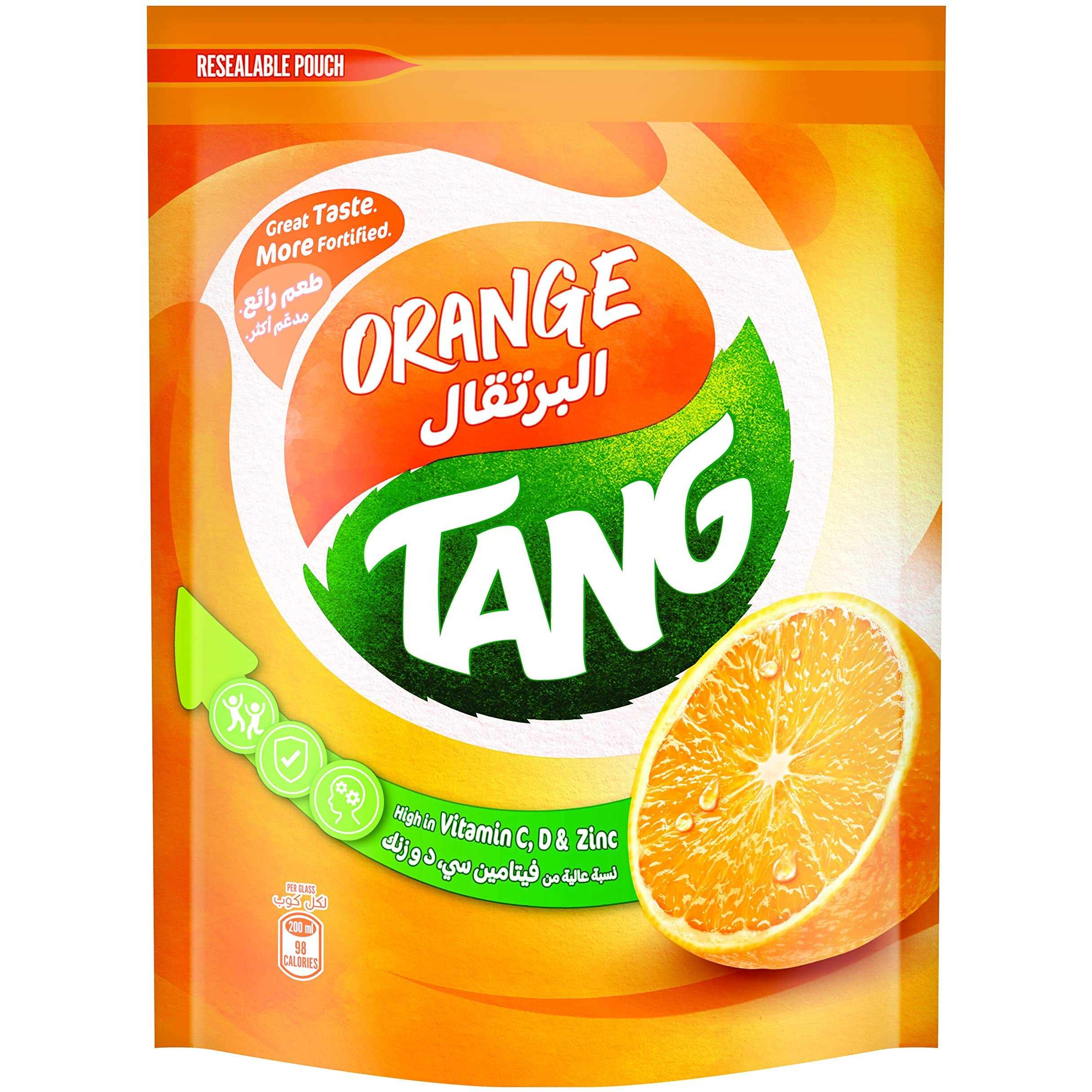 Tang Orange Flavoured Instant Powder Drink Juice, 13.22 oz / 375 gm