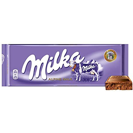Milka Alpine Milk Chocolate Bar Pouch, 270 Gm