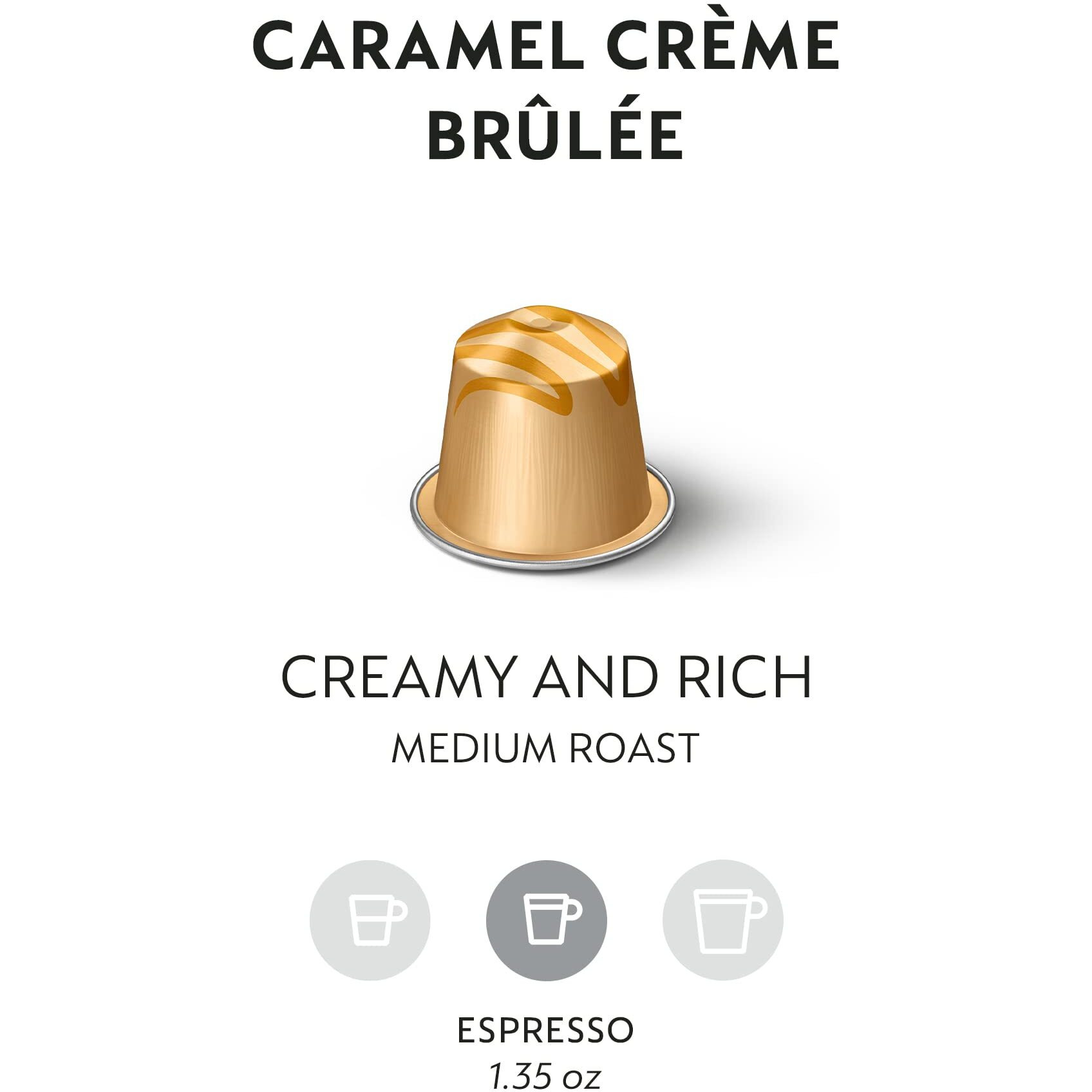 Nespresso Capsules Caramel Crme Brule, 50 Count Espresso Coffee Pods