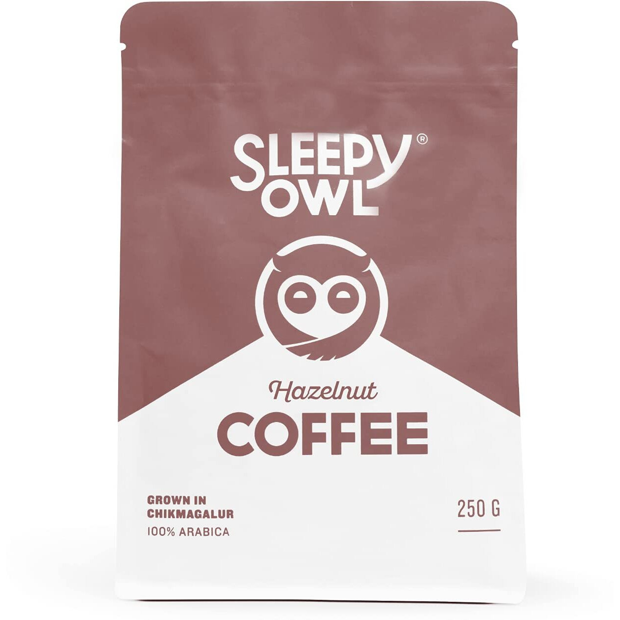 Sleepy Owl Hazelnut Ground Coffee | Fine Grind Coffee | Moka Pot, Home Espresso | Medium Roast | 100% Arabica | Freshly Roasted & Ground | 250g | Directly Sourced From Chikmagalur