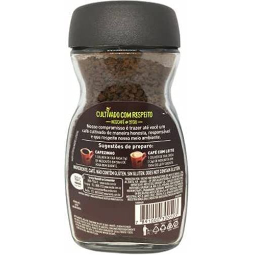 Nescafe Original Extra Forte Coffee 100% Cafe, Ground, Glass Bottle, 3.53 Oz 100 G