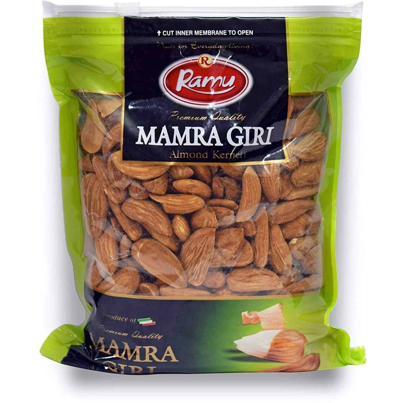 Ramu Premium Afgani Mamra Giri Almonds. Mamra Almonds Badam Giri Nuts (250Gm(Pack Of 1)), Dry Fruit