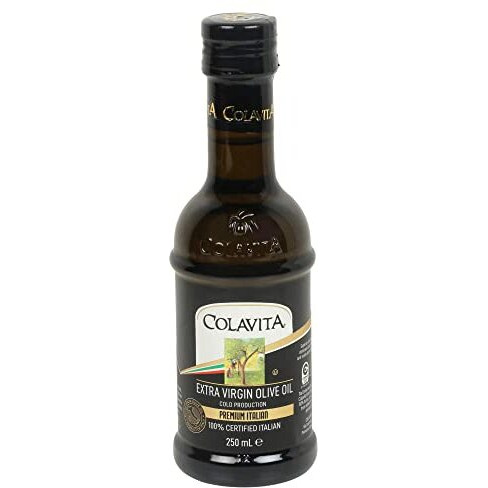 Colavita Extra Virgin Olive Oil Cold Pressed 250 ml | Italian EVOO Premium Selection | Imported from Italy | Olive Oil for Cooking, Dips and Marinades | Cold Pressed Oil from Italian Grown Olives