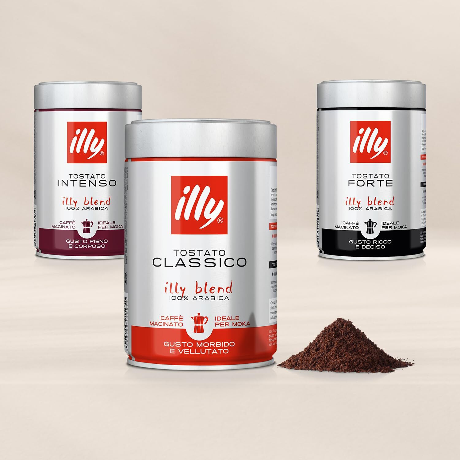 illy Dark Roast Ground Coffee (For Filter Coffee) - 250g