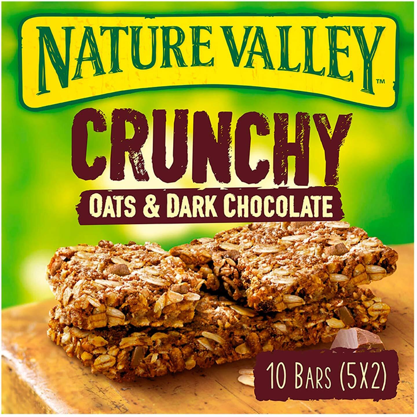 Nature Valley Crunchy Granola Bars Oats n Dark Chocolate 10 Bars Pack
