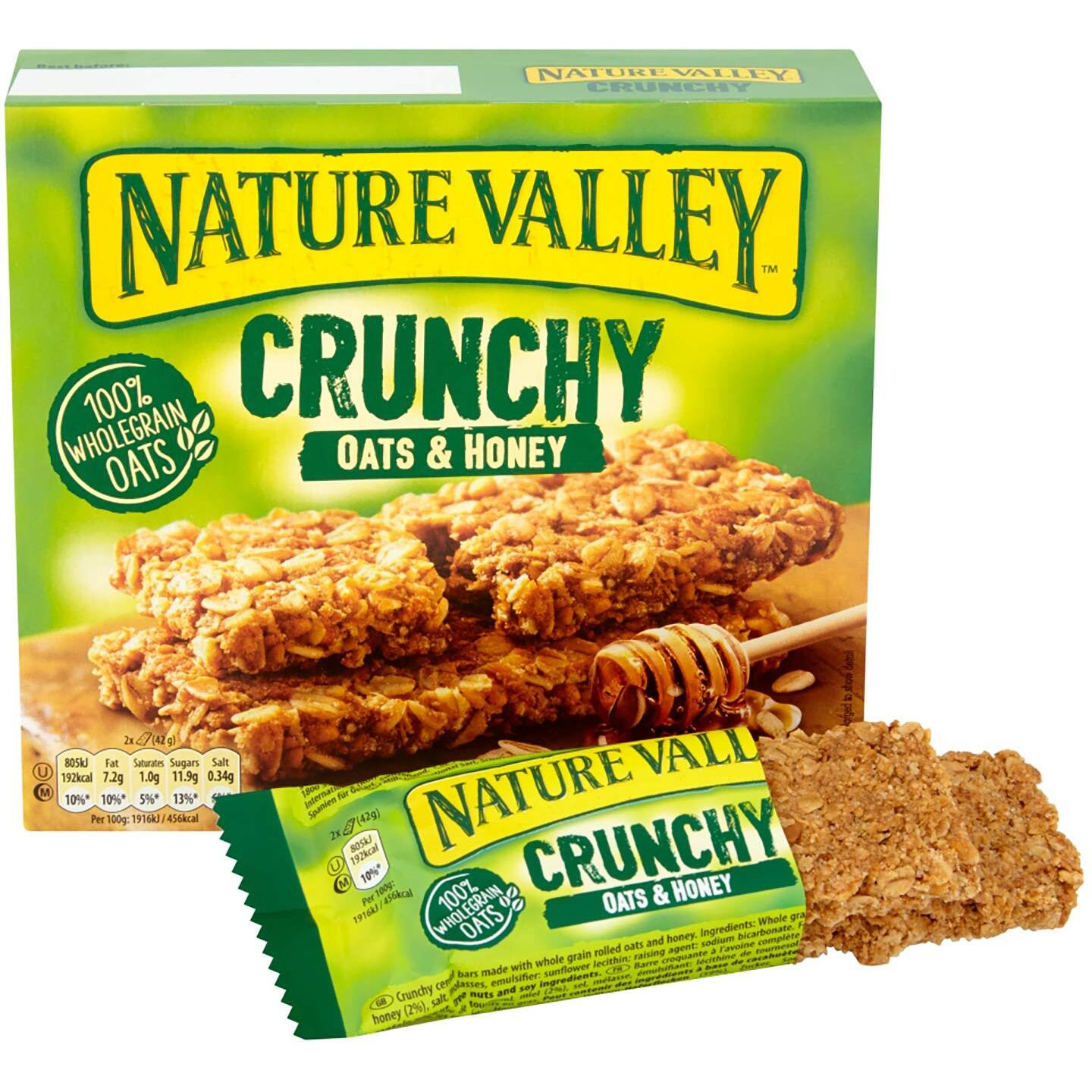 Nature Valley Oats & Honey Cereal Bars, 210g