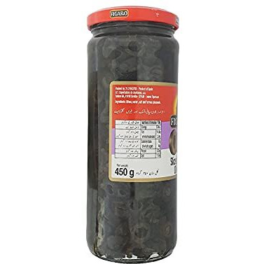Figaro Black Sliced Olives, 15.87 oz  450 g