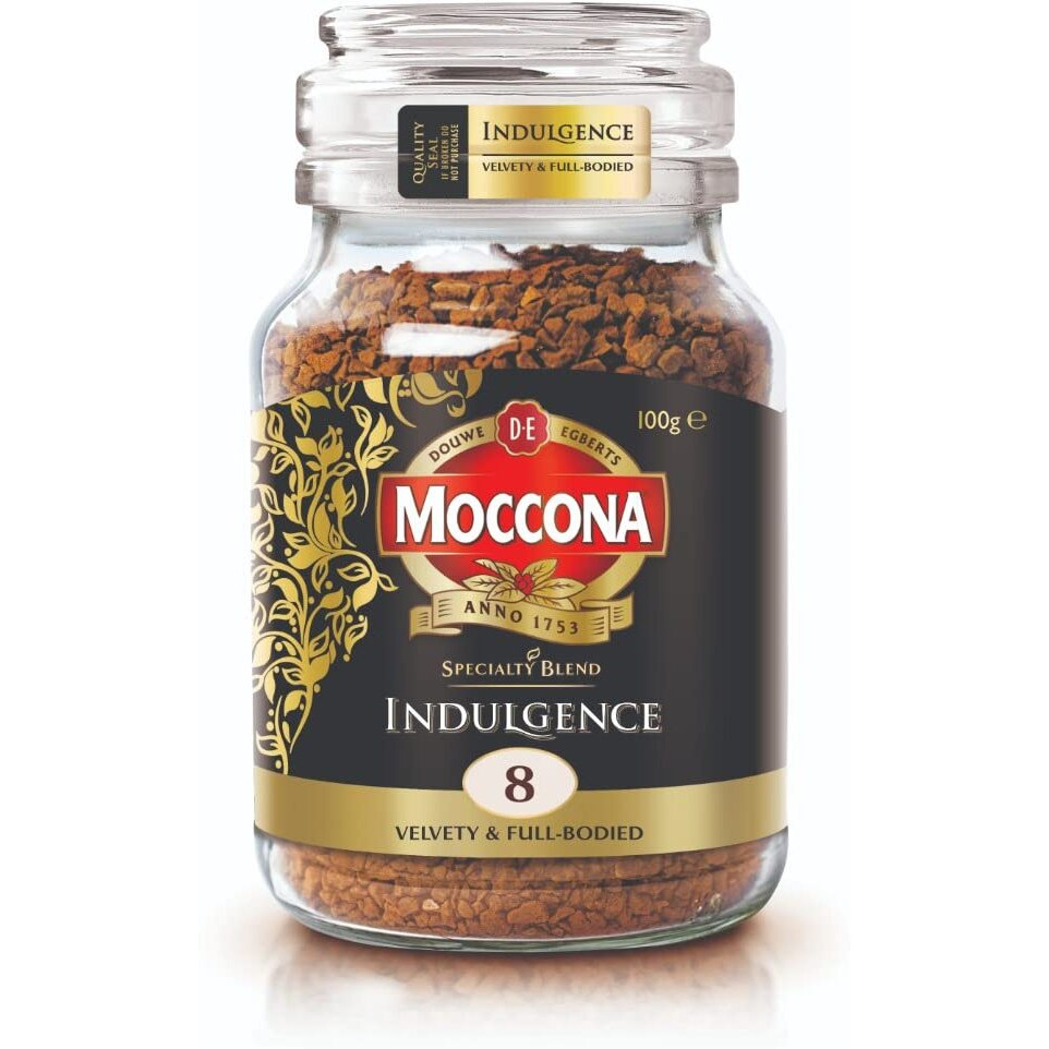 Moccona Premium Speciality Blend Indulgence Whole Bean Coffee Jar 100Gm