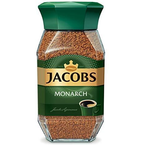 Jacobs Monarch Instant Coffee Bottle 190G, Ground