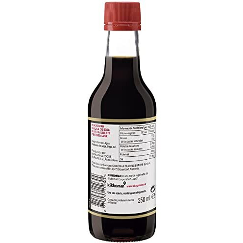 Kikkoman Naturally Brewed Soy Sauce,Blue & Brown,5721,0.25 Kilograms
