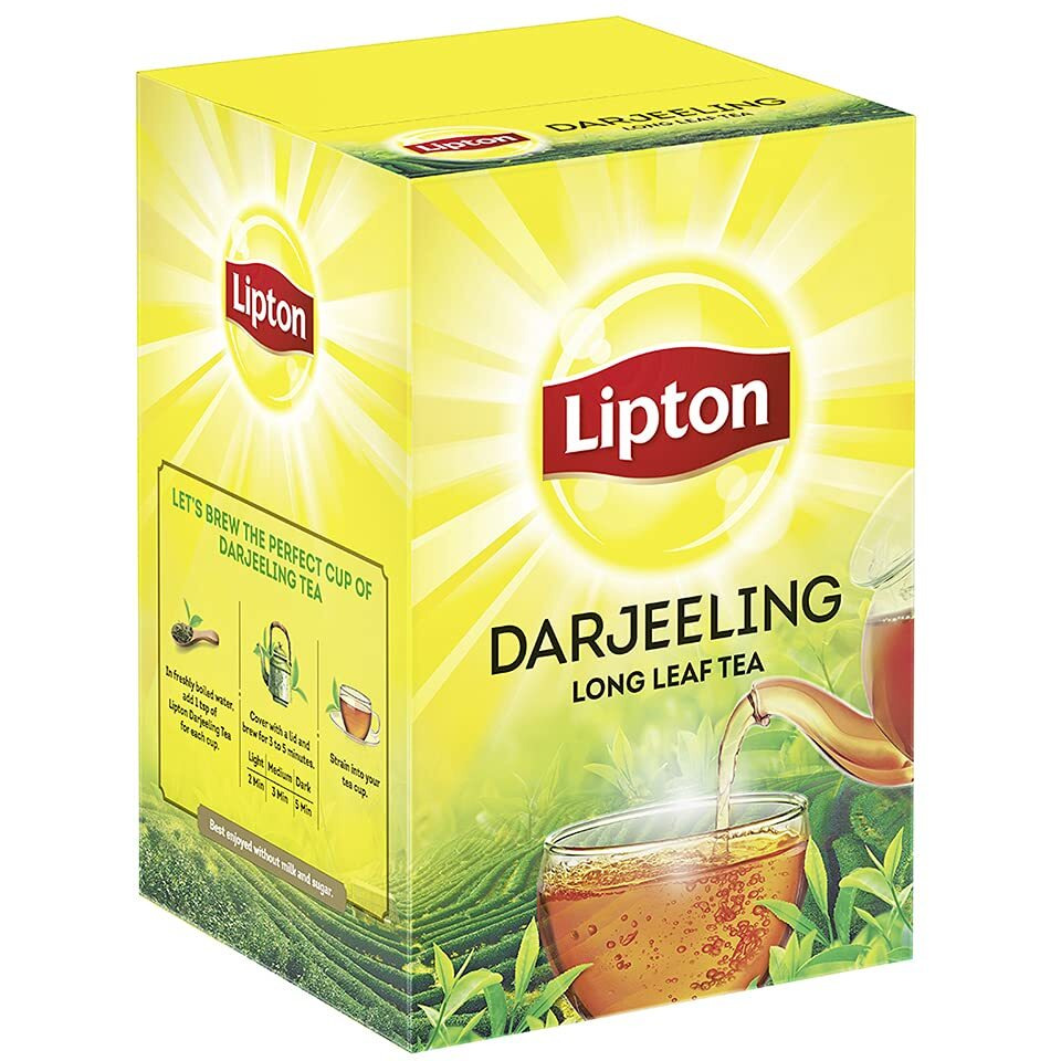 Lipton Darjeeling Long Leaf Loose Tea 250 g, 100% pure and authentic Darjeeling Long Leaf Black Tea