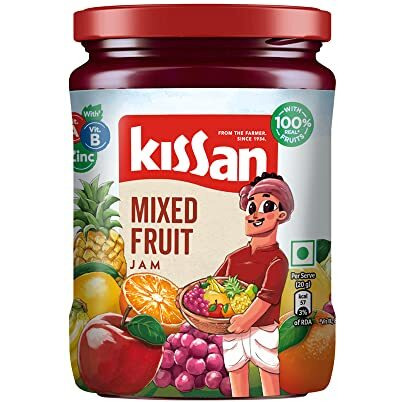 Kissan Mixed Fruit Jam, With Fruit Ingredients, 700 g
