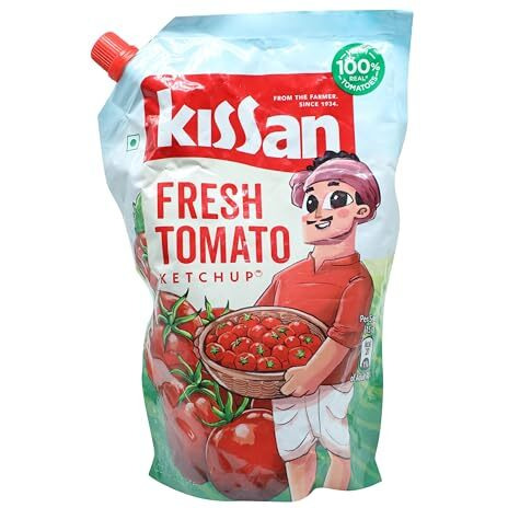 Kissan Fresh Tomato Ketchup Pouch, 850gm Pouch