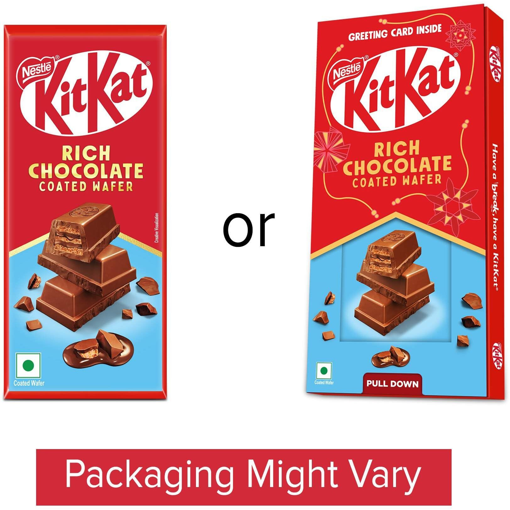 KitKat Rich Chocolate coated, wafer bar- 150g x 6 units, 900g, Box