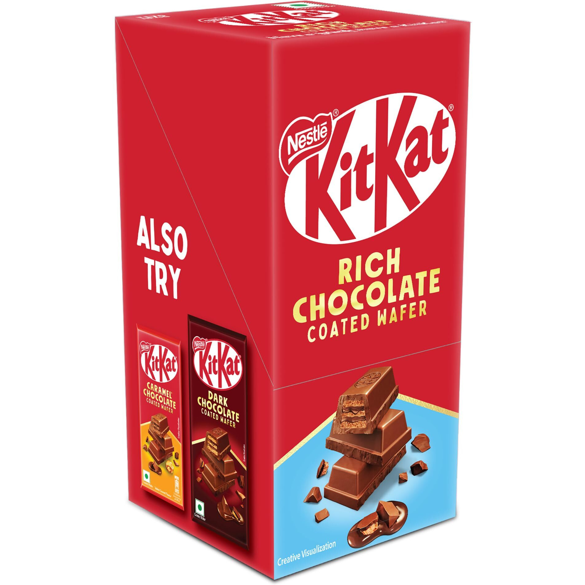 KitKat Rich Chocolate coated, wafer bar- 150g x 6 units, 900g, Box