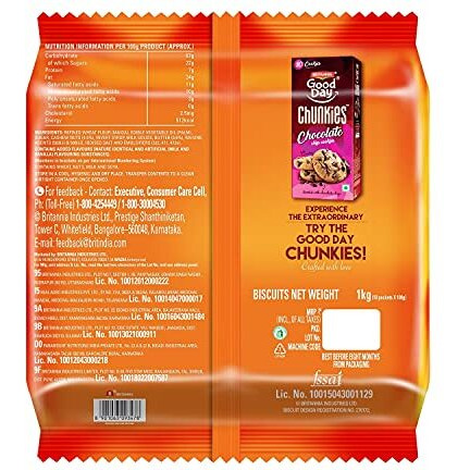 Britannia Good Day Cashew Cookies, 1000 g