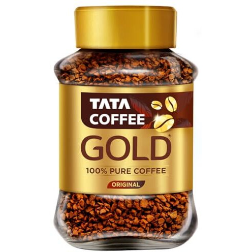 Tata Coffee Gold Original, Instant & Pure Coffee Jar, Granule, 95 gram