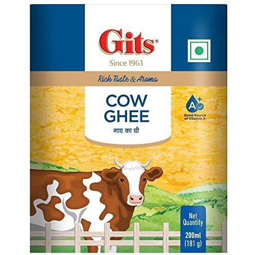 Gits Cow Ghee, Nutritious and Healthy, 200ml