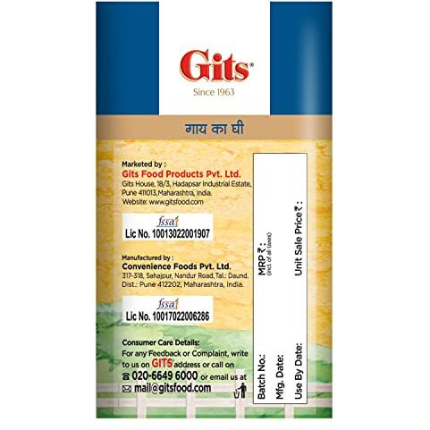 Gits Cow Ghee, 500ml