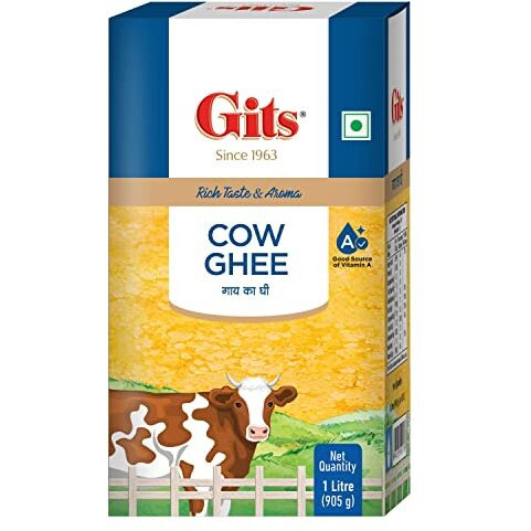 Gits Cow Ghee, Desi Ghee, 1L