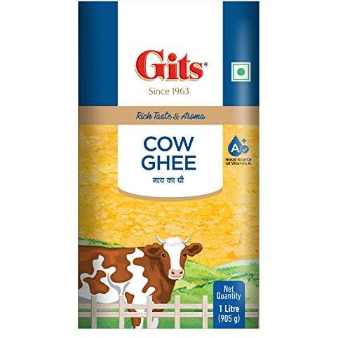 Gits Cow Ghee, Desi Ghee, 1L