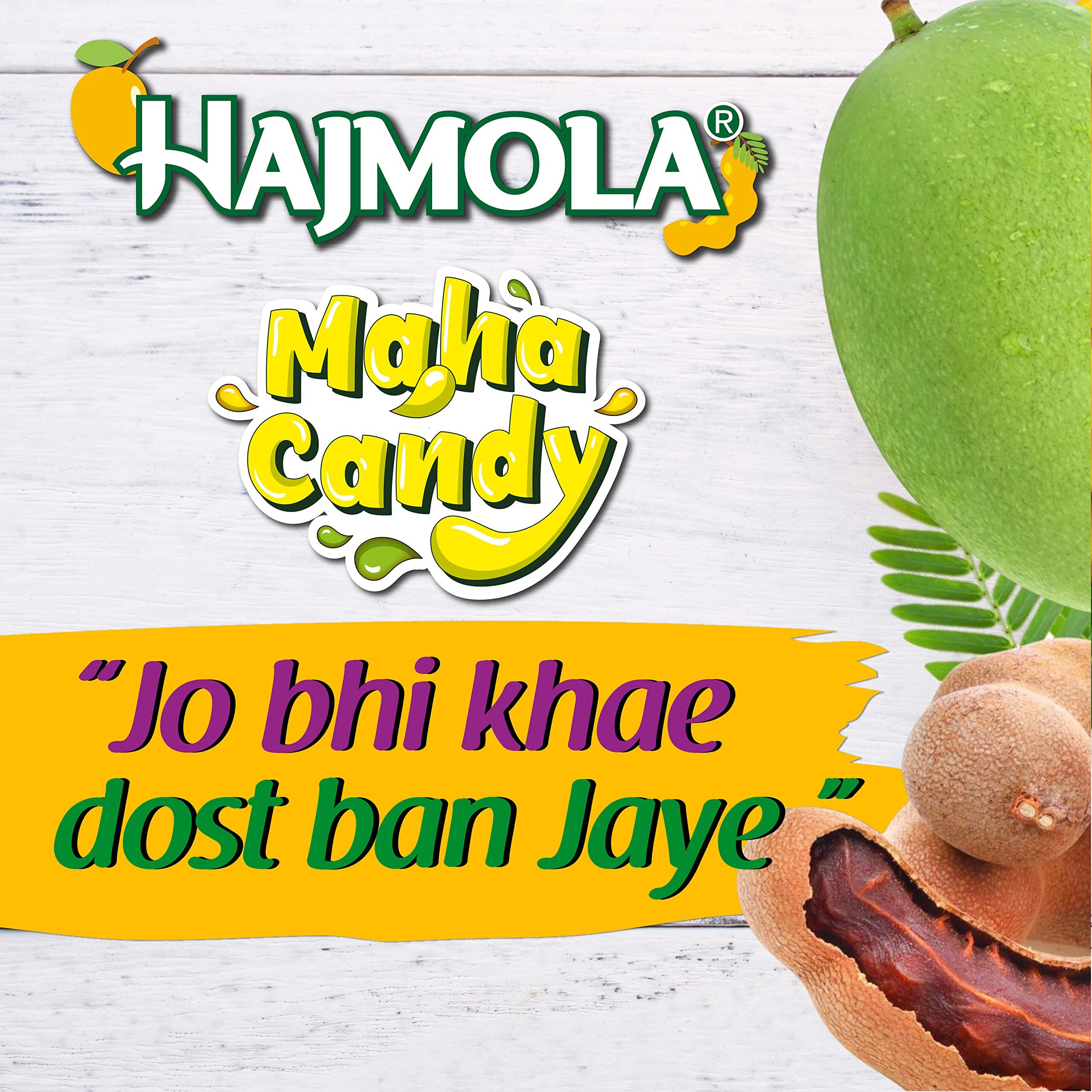 DABUR Hajmola Maha Candy Aam/Imli Jar - 500 Candies, 500 grams ( 100 Aam + 400 Imli Candies ) |Tasty & Chatpata, Relief From Constipation & Gas, With Best Ayurvedic Ingredients