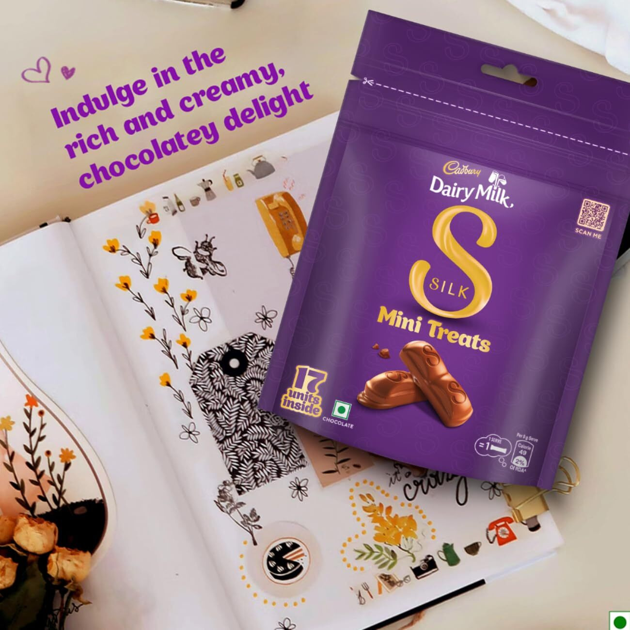 Cadbury Dairy Milk Silk Chocolate Home Treats, 153 Gram