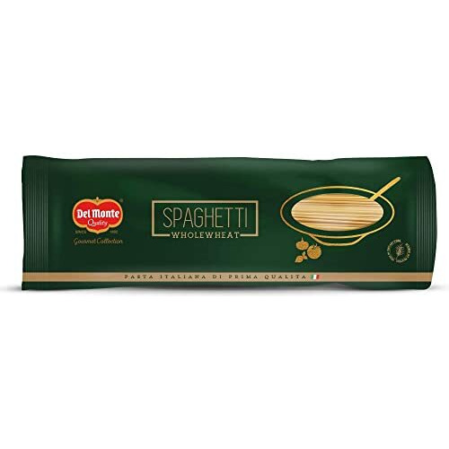 Del Monte Spaghetti Whole Wheat Pasta (Imported from Italy), 500 grams