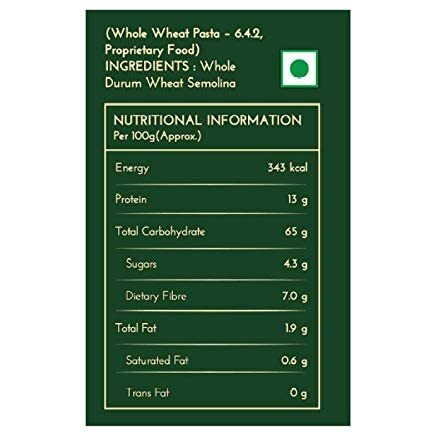 Del Monte Spaghetti Whole Wheat Pasta (Imported from Italy), 500 grams