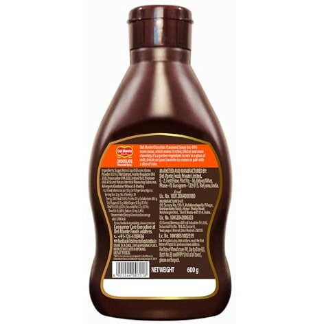 Del Monte Chocolate Syrup, 40% More Chocolaty, 600G, Liquid