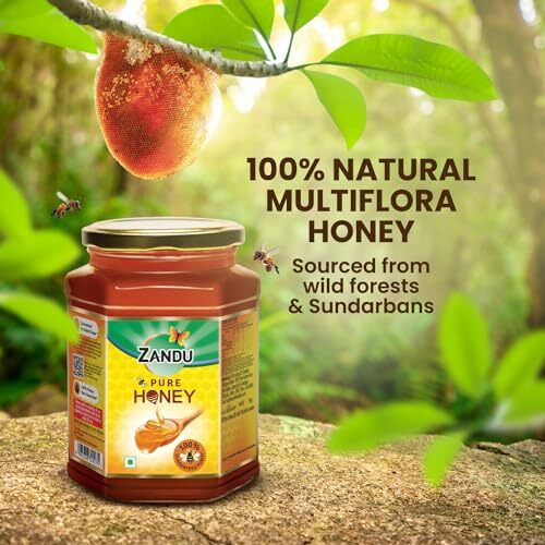 Zandu Pure Honey || 100% Pure || No Added Sugar & Adulteration, 1KG