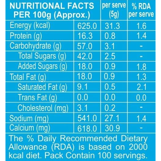 Ksheer Dairy Whitener (Medium Fat) 500 Grams, Powder