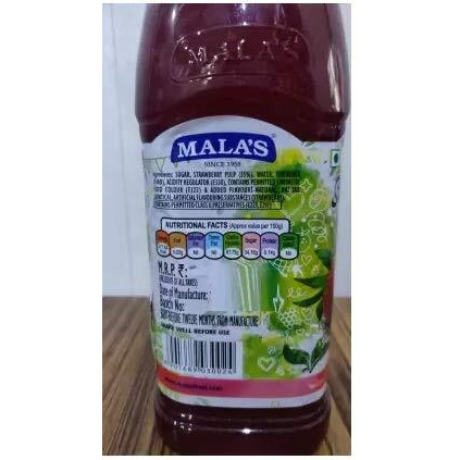 MALAS Strawberry Crush 1000Ml