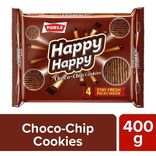 Parle Happy Choco Chip Happy Cookies, 396 Grams