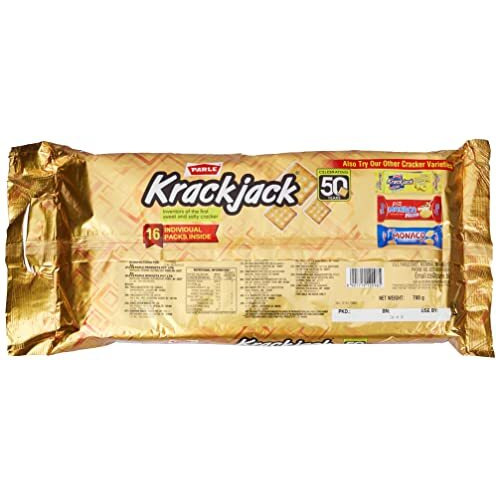 Parle Krackjack The Original Sweet & Salty Crackers 700G /800G (Weight May Vary)