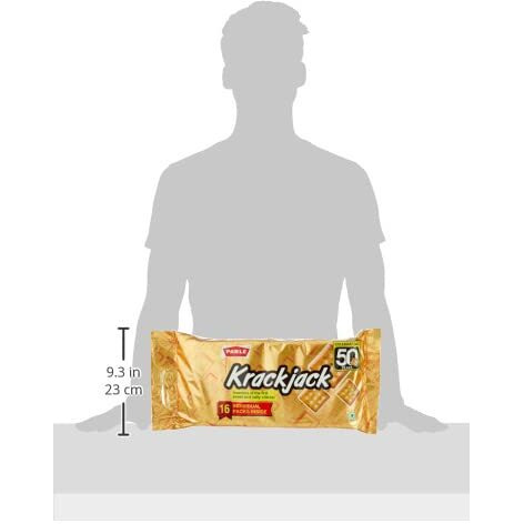 Parle Krackjack The Original Sweet & Salty Crackers 700G /800G (Weight May Vary)