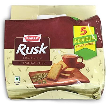 Parle Premium Plain Rusk - Real Elaichi, 1 kg Pack