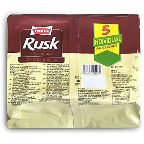Parle Premium Plain Rusk - Real Elaichi, 1 kg Pack