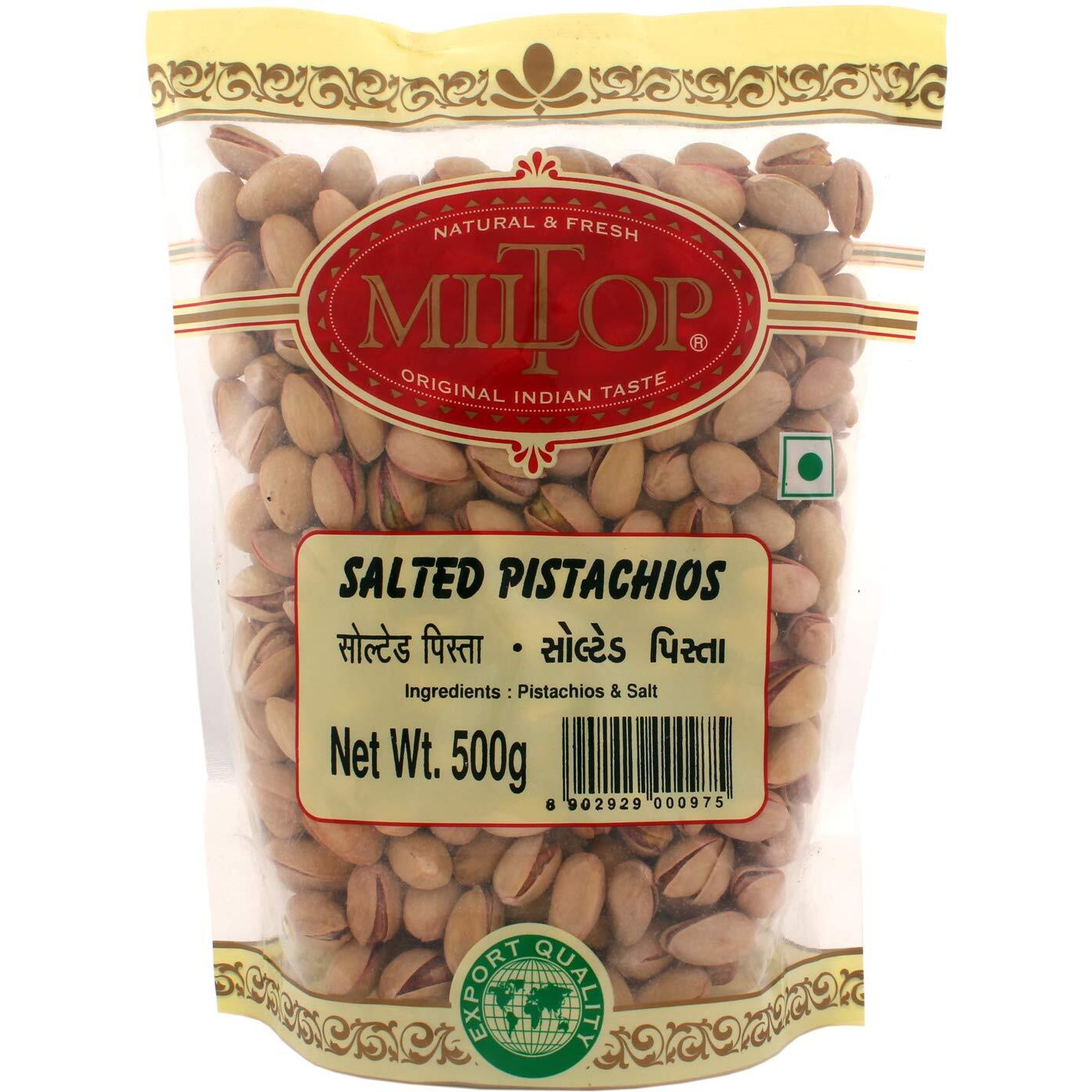 Miltop Salted Pista, 500g