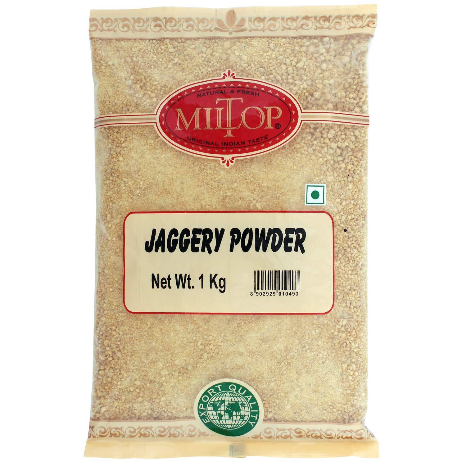Miltop Natural Jaggery Powder, 1Kg (A Healthy Replacement of Sugar)