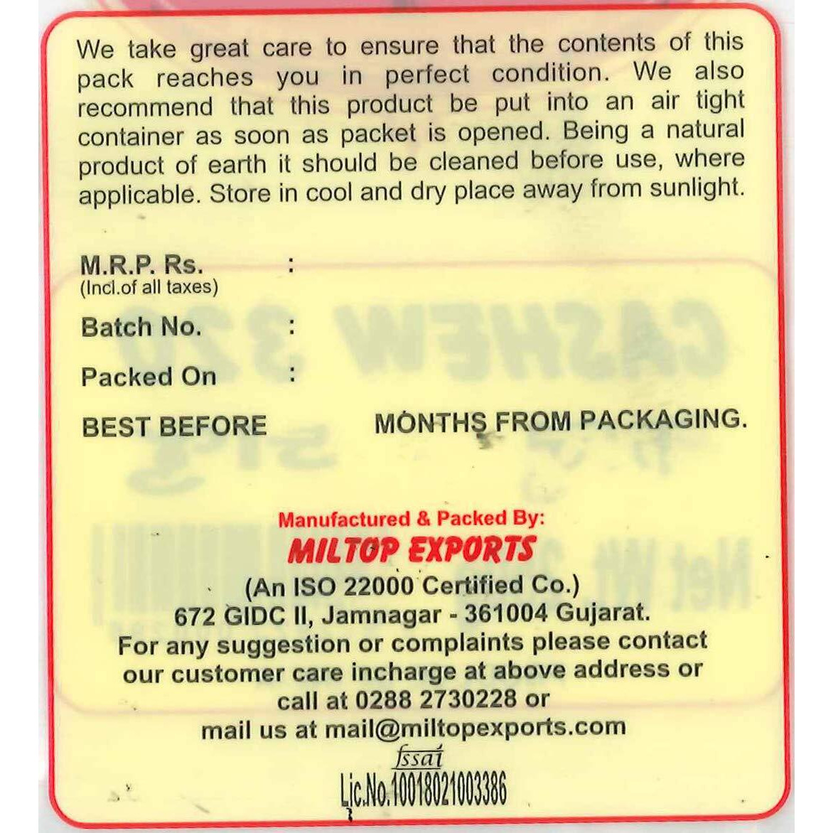 Miltop Premium Raw Unsalted Pumpkin Seed for Eating, 500g