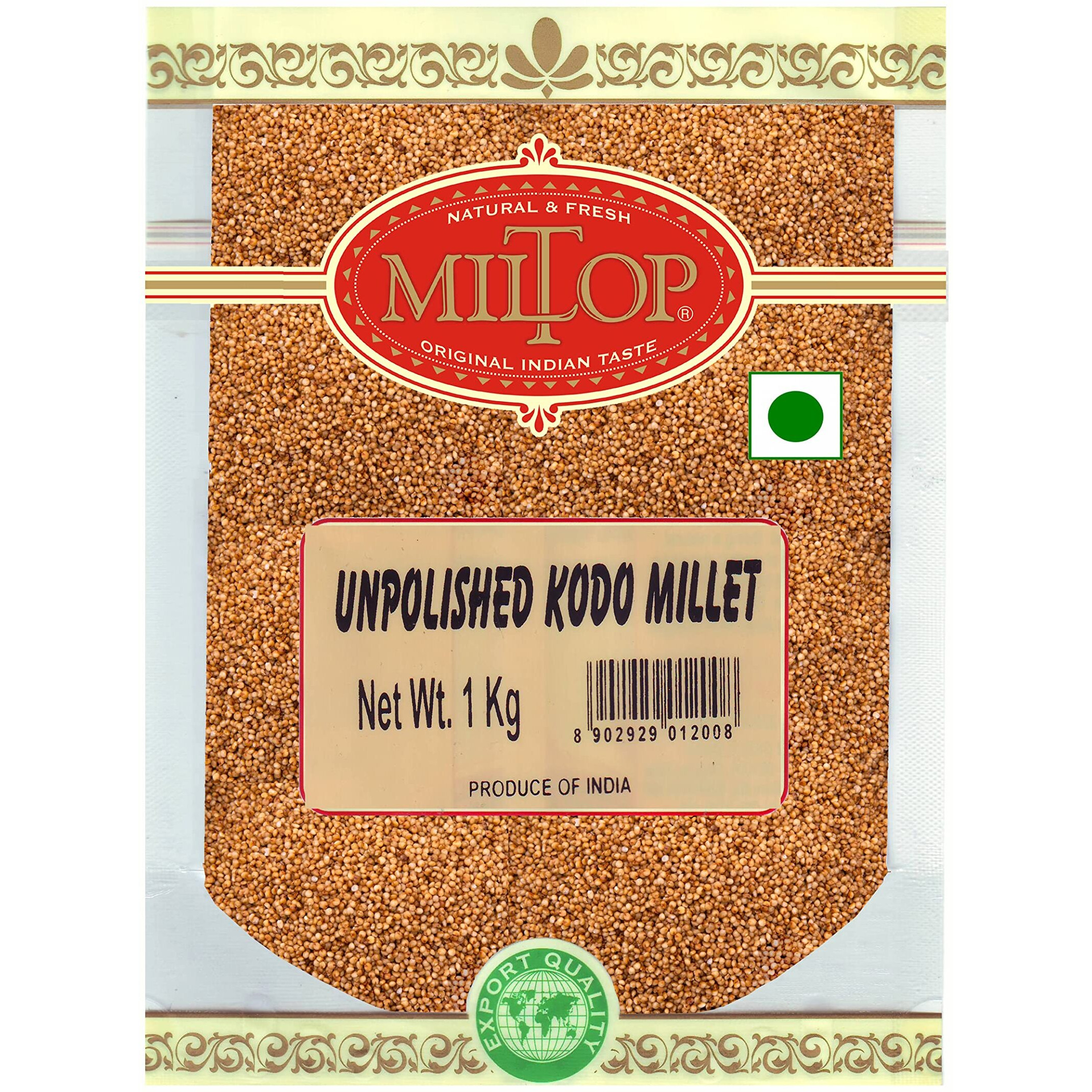 Miltop Unpolished Kodo Millet 1 kg