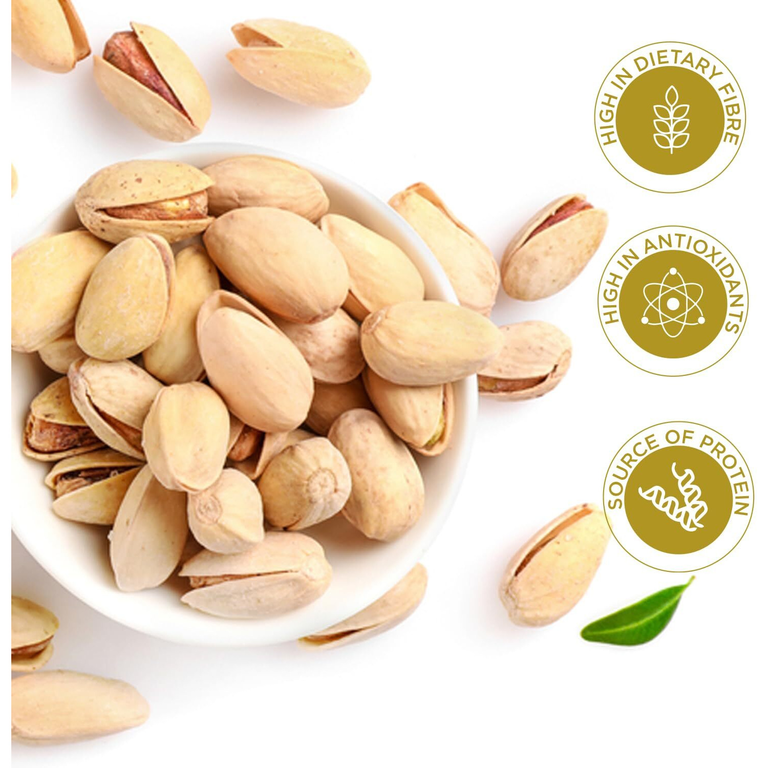 Nutty Gritties California Pistachios 800g, Roasted & Lightly Salted, Resealable Jar