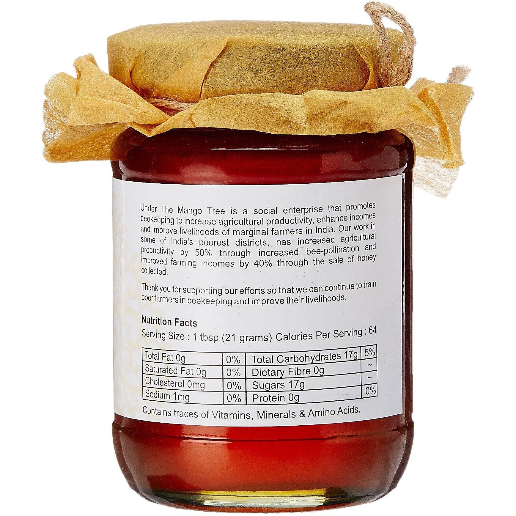 UTMT Under the Mango Tree Himalayan Flora Honey, 200 g  100% Pure & Natural, Single Origin, No Additives and Ethically Sourced