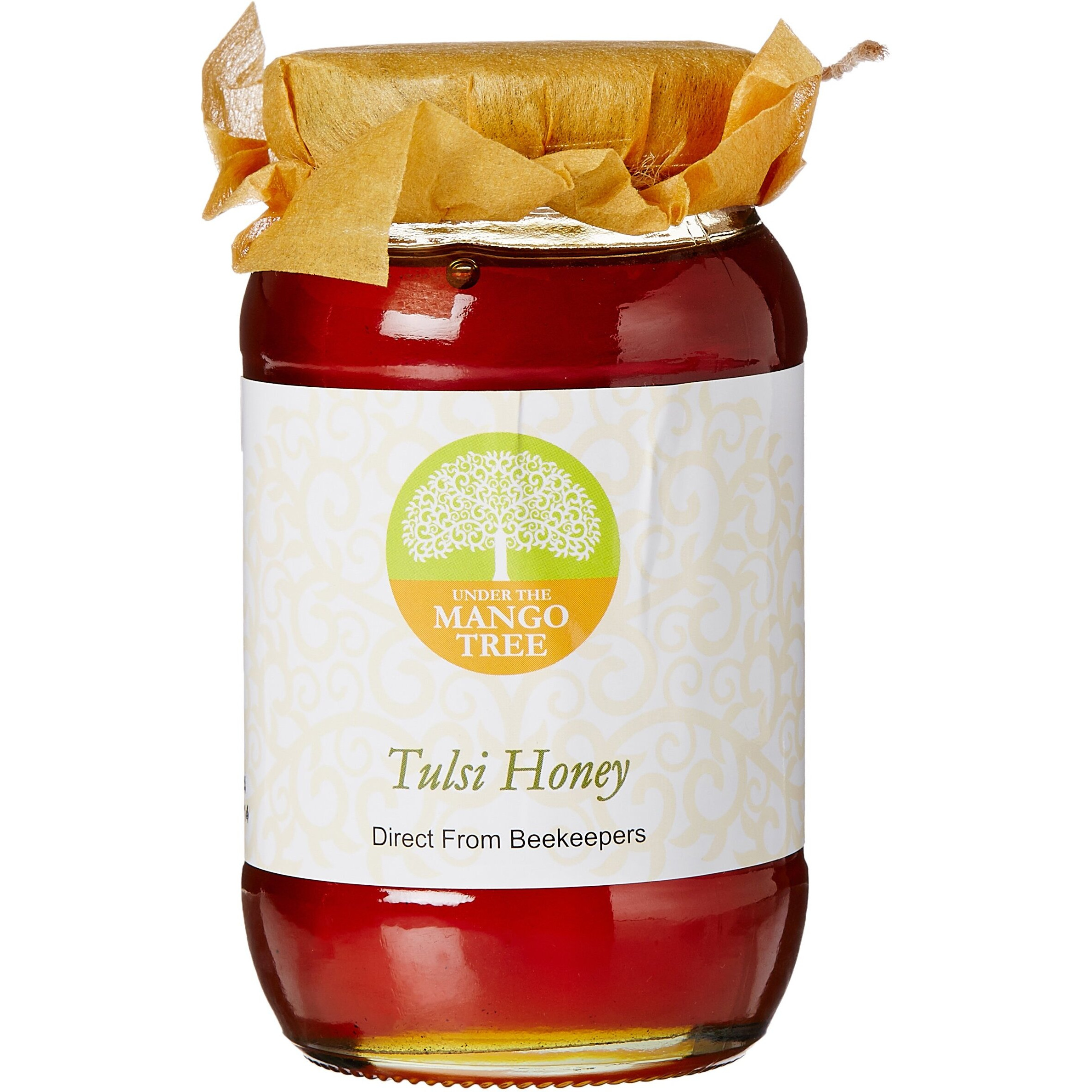 UTMT Under the Mango Tree Tulsi Honey, 500 g 100% Pure & Natural, Single Origin, No Additives and Ethically Sourced