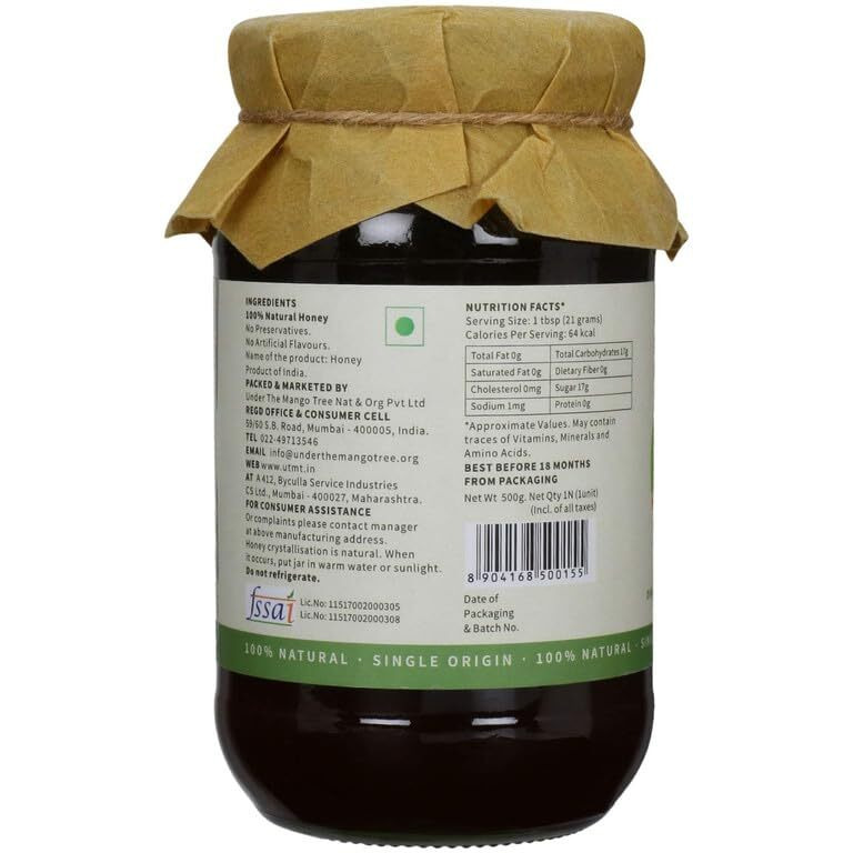 Under the Mango Tree Tulsi Honey, 200g