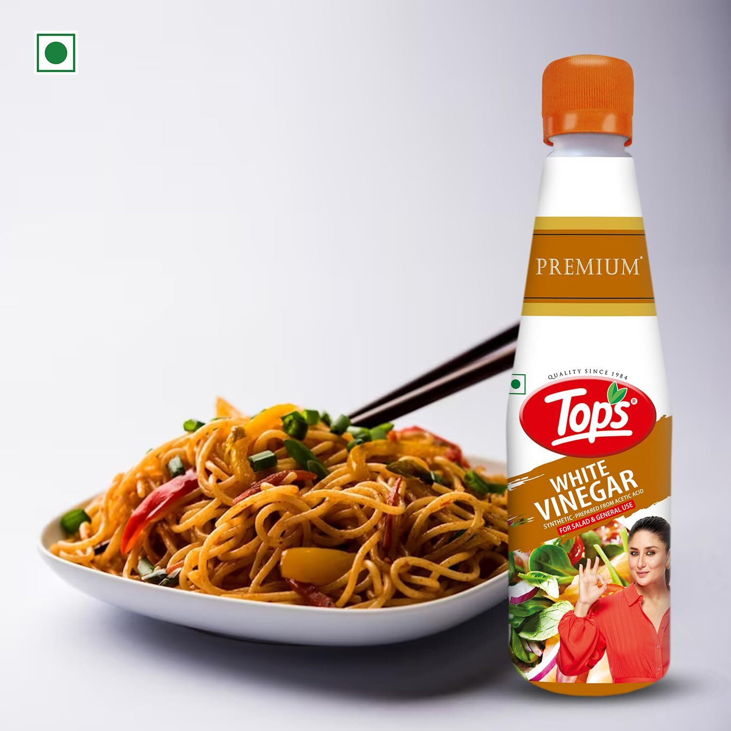 TOPS Vinegar White - 610 Gram HDPE